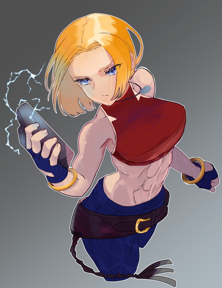 blue mary (the king of fighters and 2 more) drawn by kodomodamashi