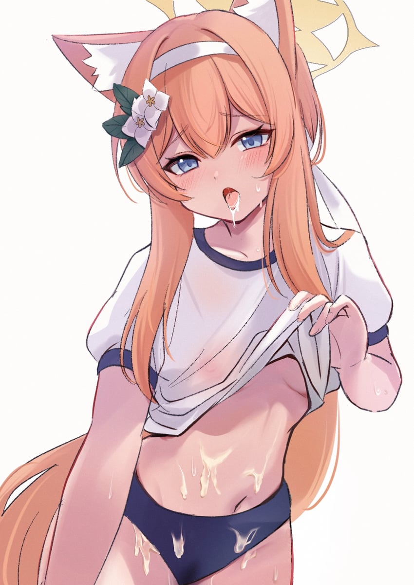 mari (blue archive) drawn by miyai_(myai04)
