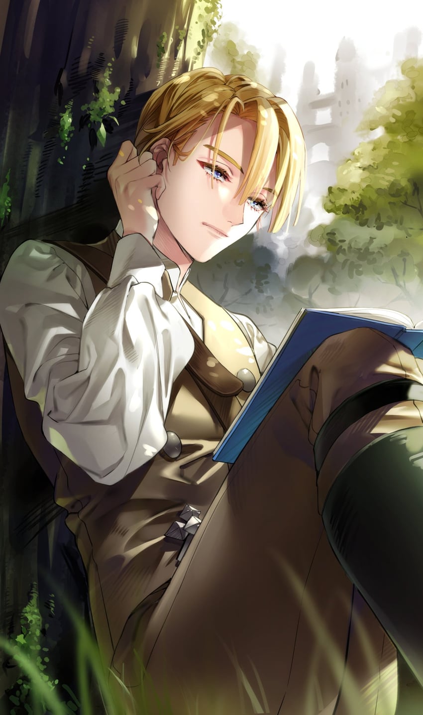 dimitri alexandre blaiddyd (fire emblem and 1 more) drawn by kkuonn19