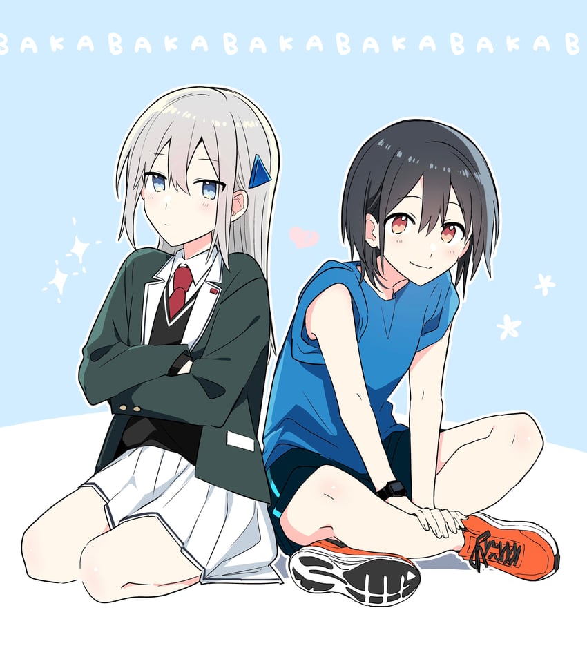 ootsuki ayumu and hayami (baka ni kokuhaku) drawn by yasaka_syu