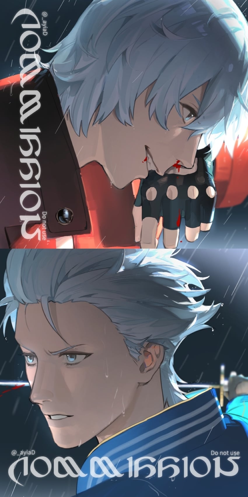 dante and vergil (devil may cry and 1 more) drawn by ykim01989882
