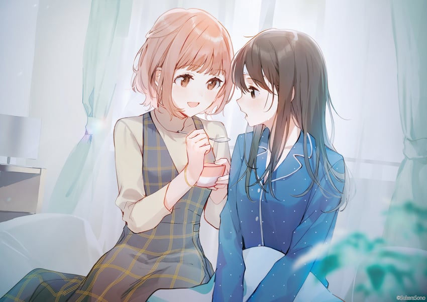 protagonist and matsuki miona (sukerasono and 1 more) drawn by weee_(raemz)