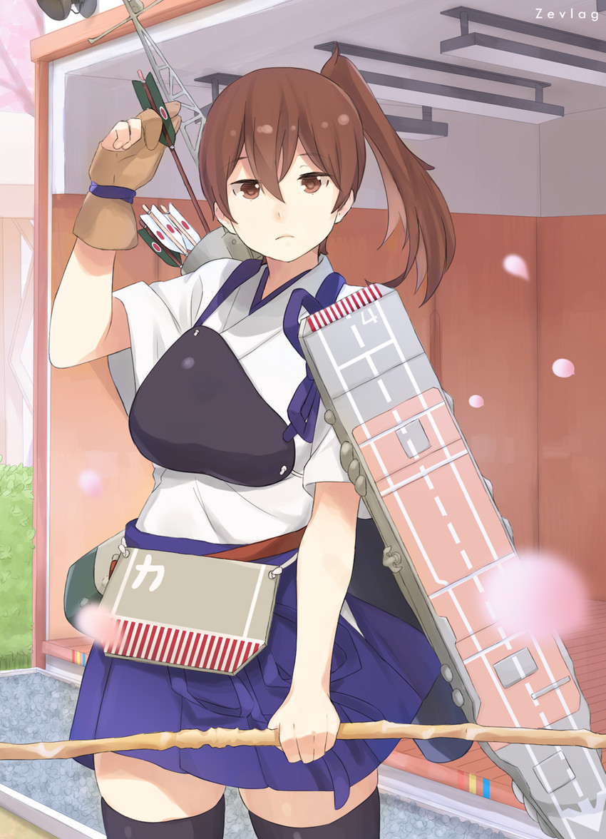 kaga (kantai collection) drawn by franham