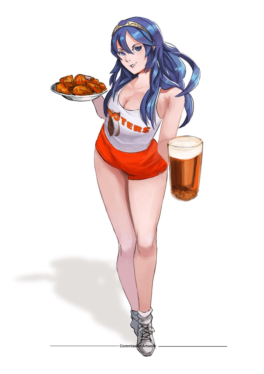 lucina and hootie the owl (fire emblem and 3 more) drawn by rod_langhi
