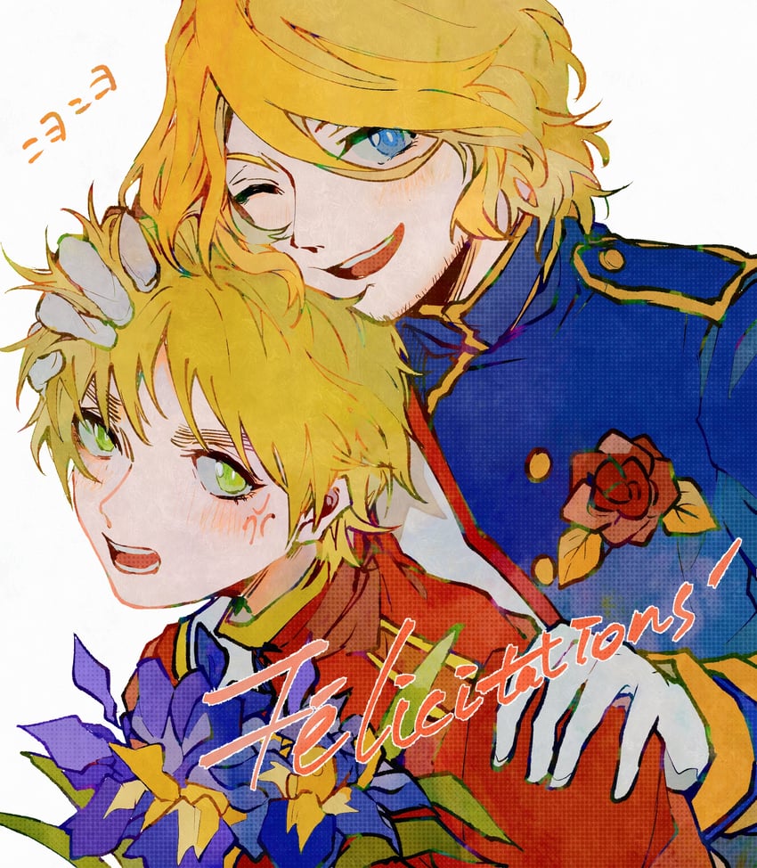 united kingdom and france (axis powers hetalia) drawn by shenhaihua