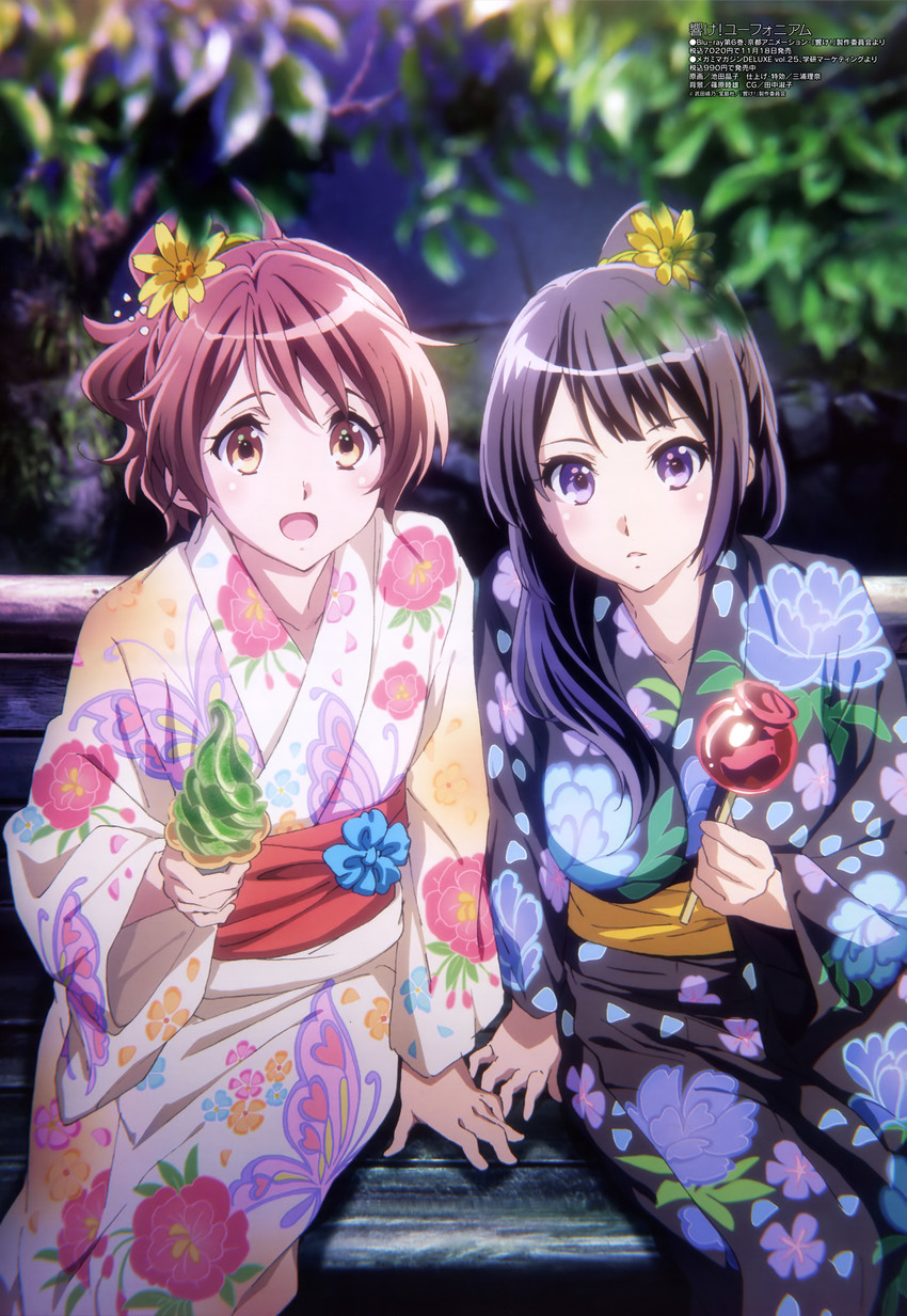 oumae kumiko and kousaka reina (hibike! euphonium and 1 more) drawn by ikeda_shouko