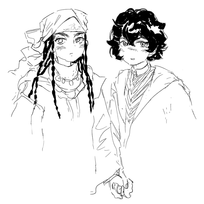 pariya and agott (tongari boushi no atelier and 1 more) drawn by user_zecg5533