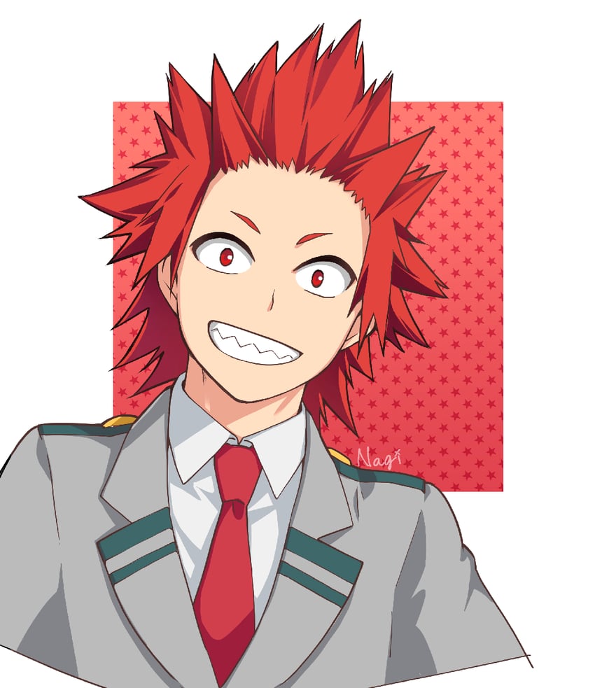 kirishima eijiro (boku no hero academia) drawn by nagiayase
