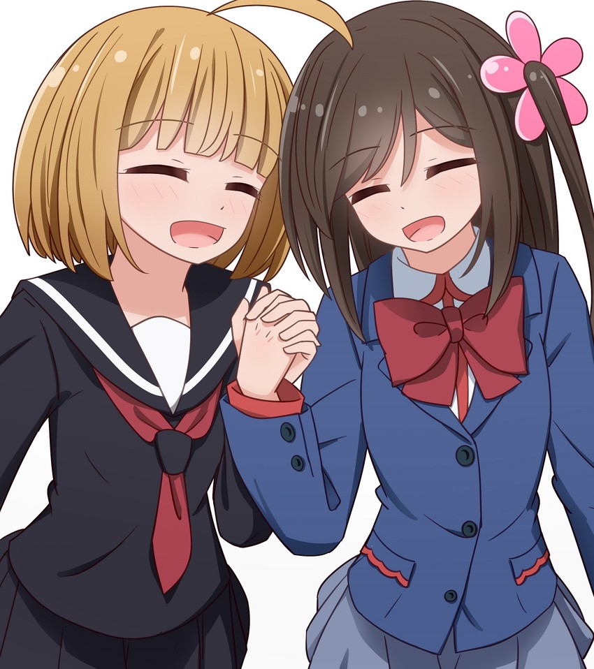 hitori bocchi and yawara kai (hitoribocchi no marumaru seikatsu) drawn by miruzawa_akechi