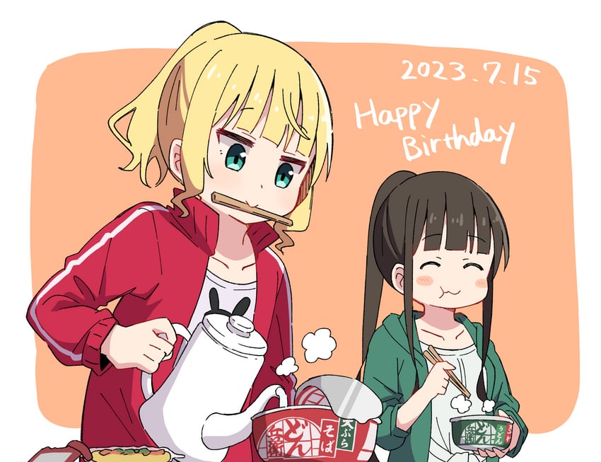 kirima syaro and ujimatsu chiya (gochuumon wa usagi desu ka?) drawn by mohei