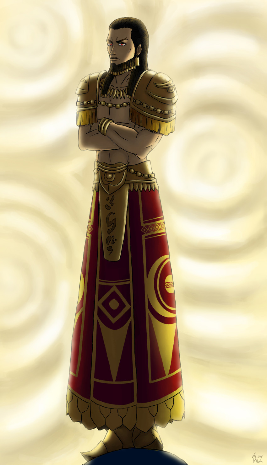 gilgamesh (fate and 1 more) drawn by arcane-villain