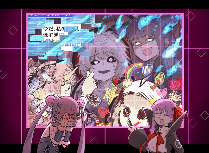 artoria pendragon, bb, mysterious heroine xx, yang guifei, frankenstein's monster, and 3 more (fate and 3 more) drawn by kankan33333