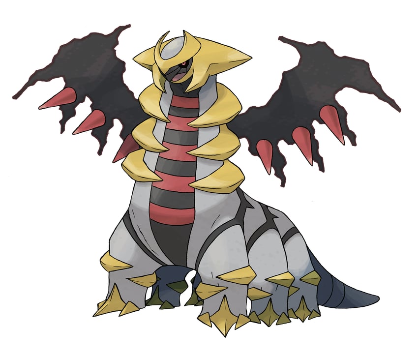 giratina (pokemon and 1 more) drawn by sugimori_ken