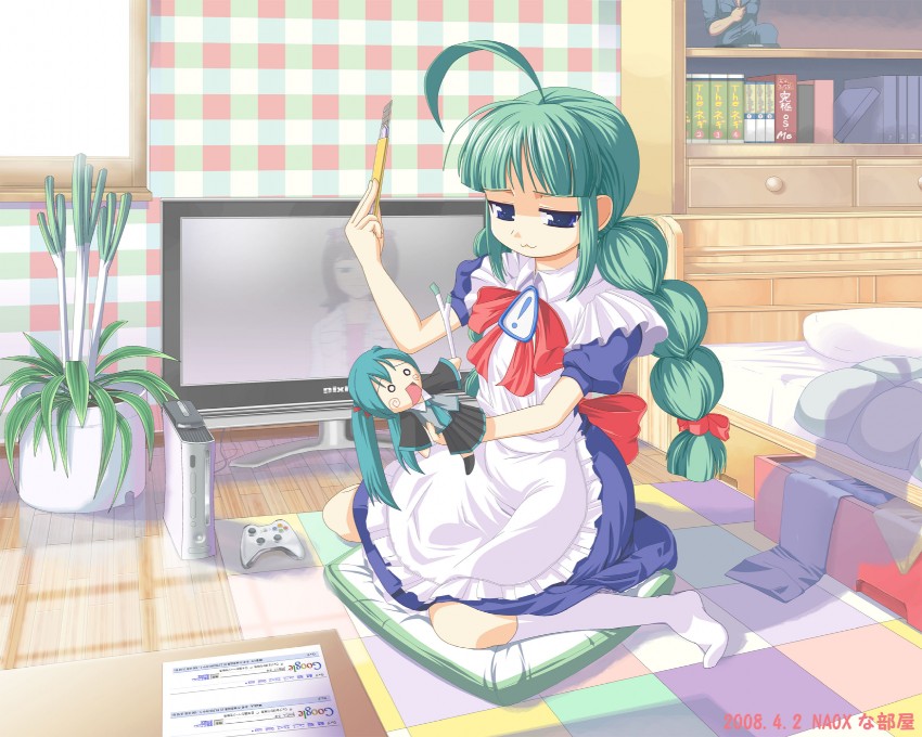 hatsune miku, amami haruka, me-tan, hachune miku, and abe takakazu (idolmaster and 4 more) drawn by naox