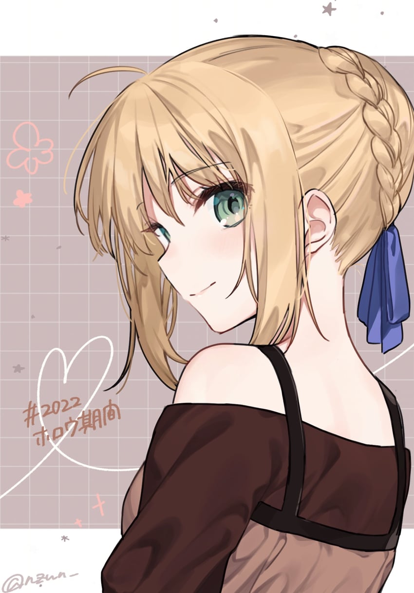 artoria pendragon and saber (fate and 2 more) drawn by nozawa_noko