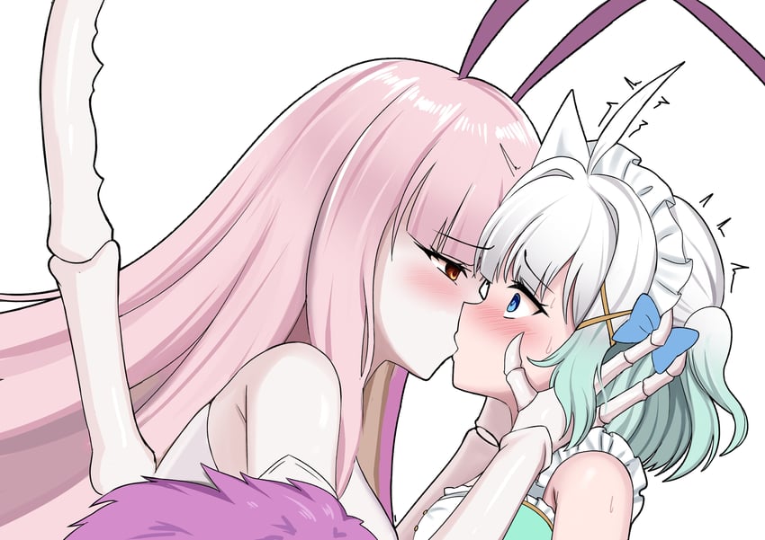 mint fantome and matara kan (indie virtual youtuber and 1 more) drawn by xanadu_avici