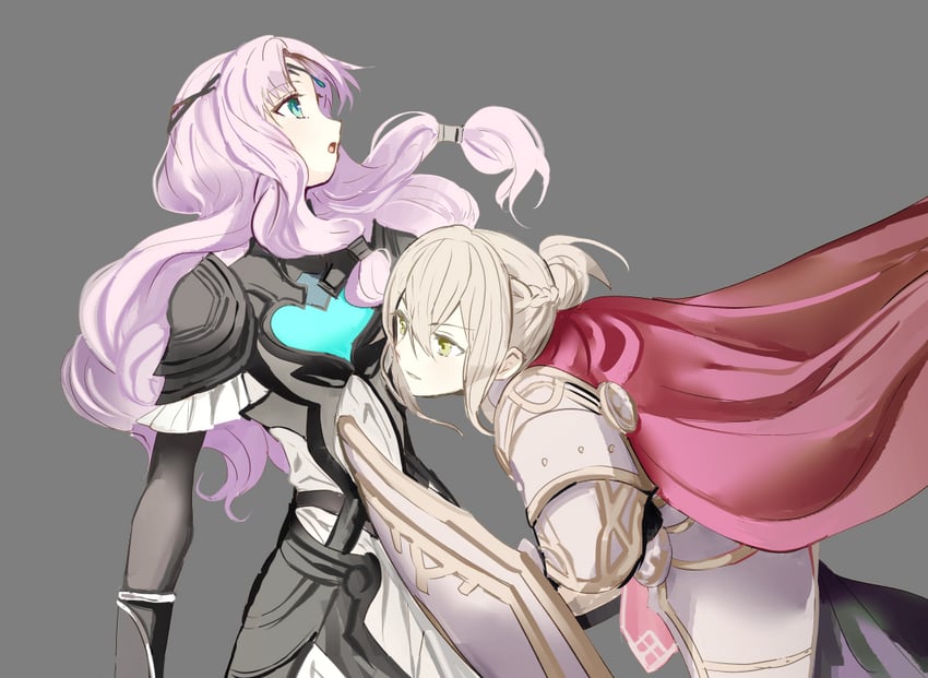 florina and effie (fire emblem and 3 more) drawn by shoochiku_bai
