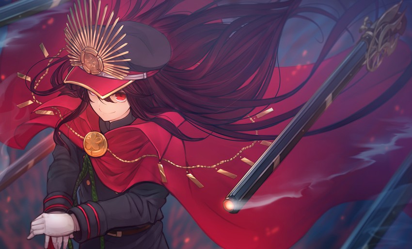 oda nobunaga (fate and 2 more) drawn by teko