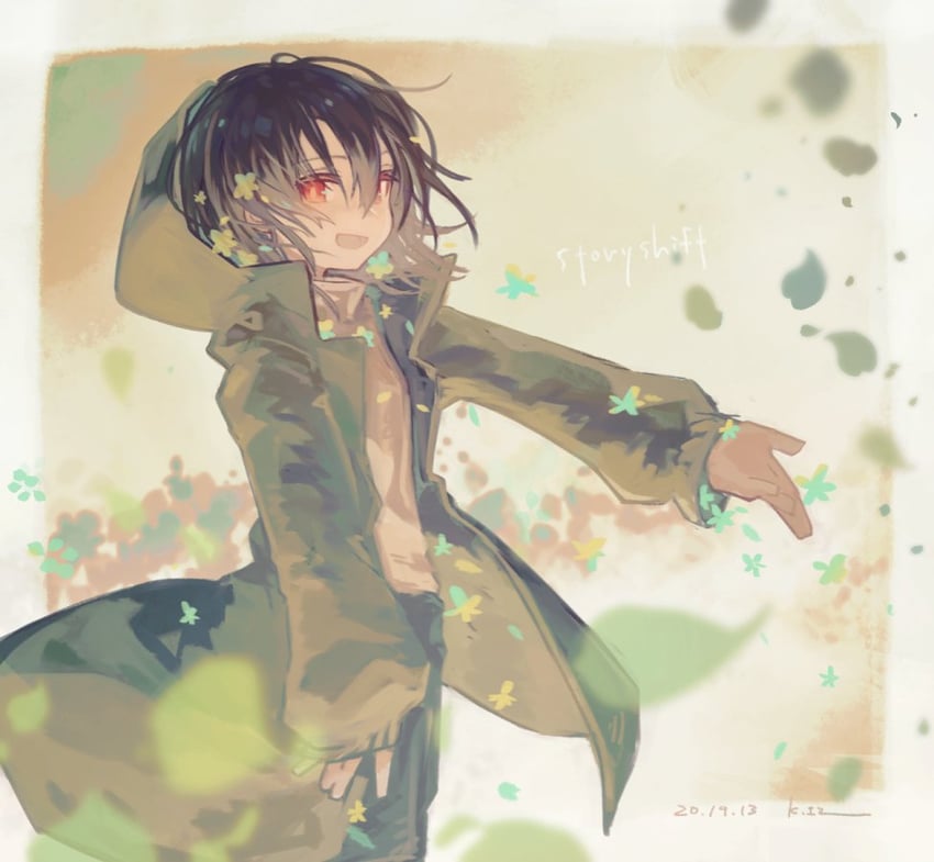 chara (undertale and 1 more) drawn by kasuga_haruhi