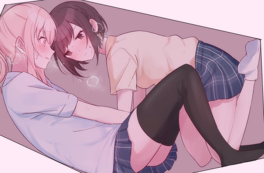 shinonome ena and akiyama mizuki (project sekai) drawn by k0noe