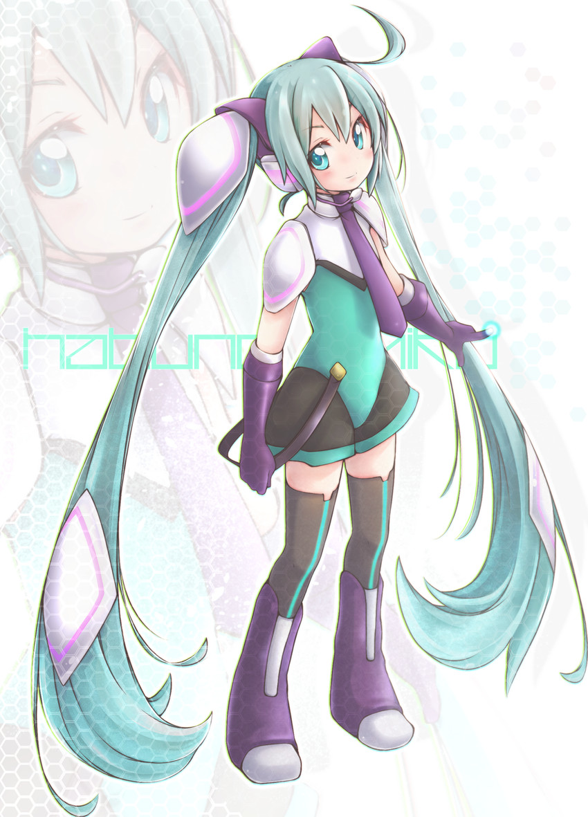 hatsune miku (shinkalion and 1 more) drawn by akino_coto