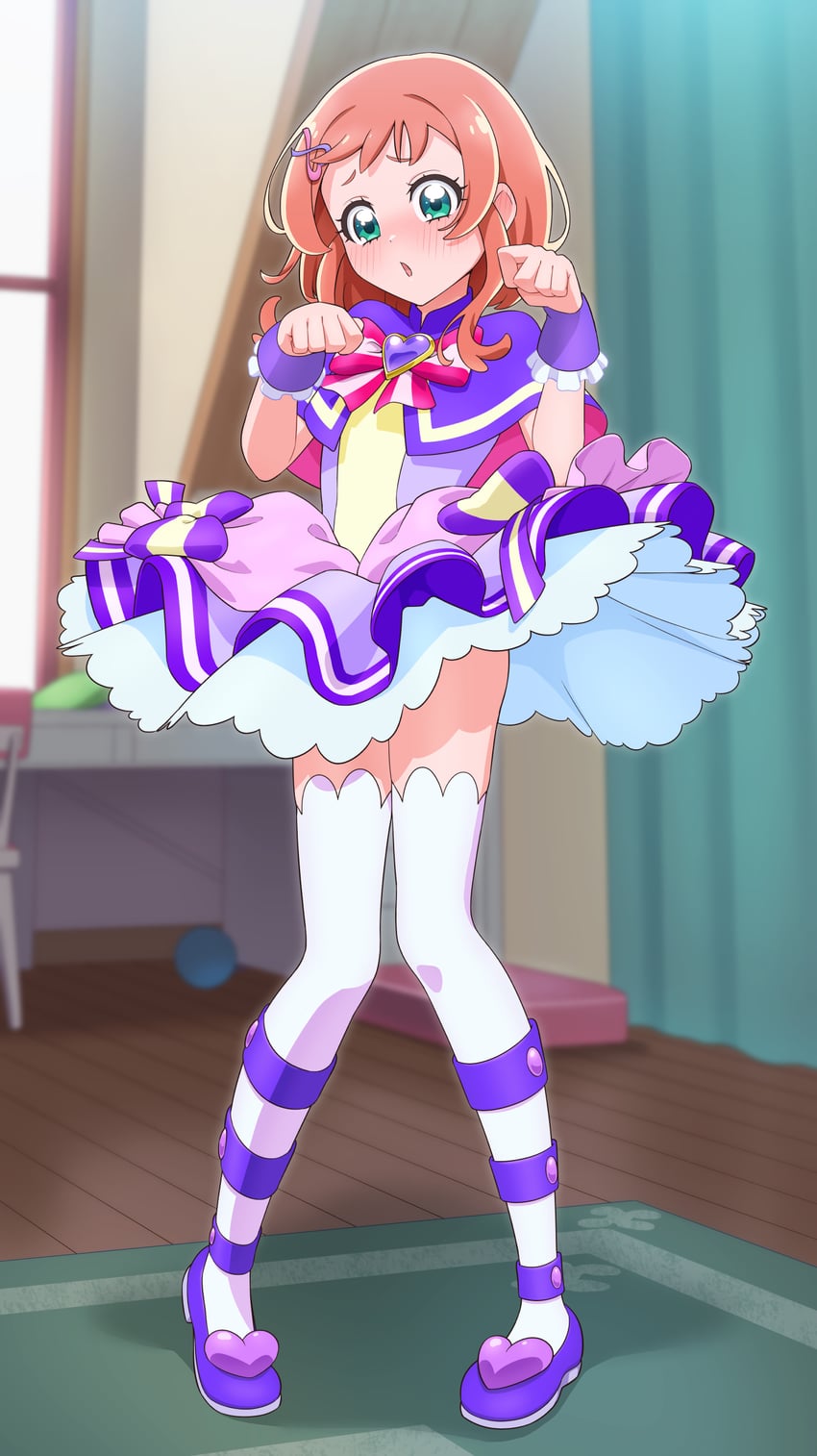 inukai iroha and cure friendy (precure and 1 more) drawn by tiler_(tiler00)