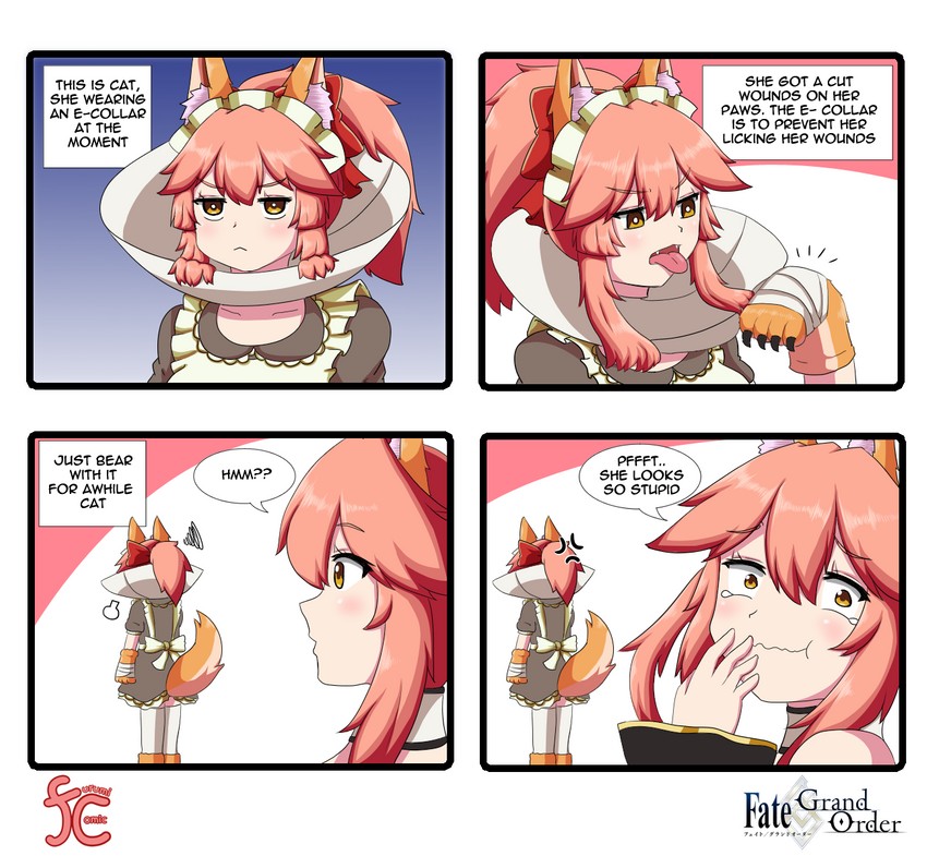 tamamo, tamamo no mae, and tamamo cat (fate and 3 more) drawn by keita_naruzawa
