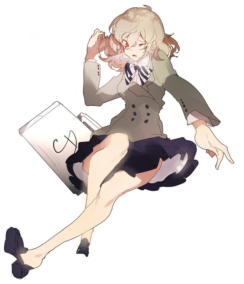 akechi gorou (persona and 1 more) drawn by ori_(momonimo)