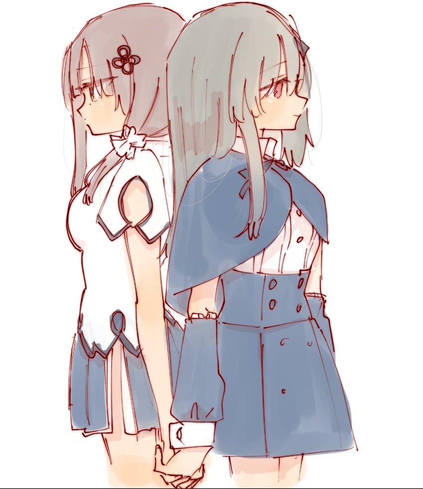 kuo shenlin and wang yujia (assault lily) drawn by rui_rui_rui0122