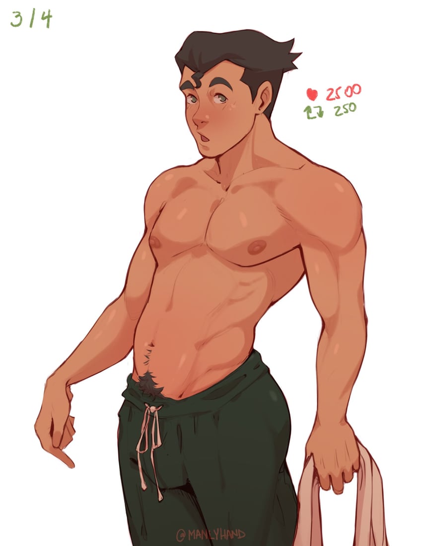 bolin (avatar legends and 1 more) drawn by manlyhand