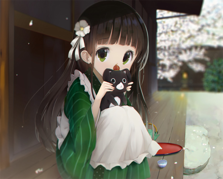 ujimatsu chiya and anko (gochuumon wa usagi desu ka?) drawn by nosaki_viola