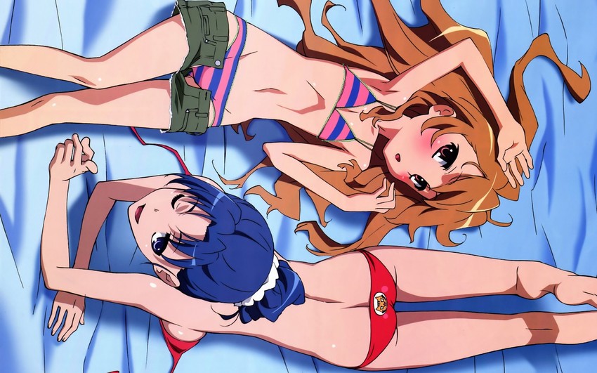 aisaka taiga and kawashima ami (toradora!) drawn by itou_youko