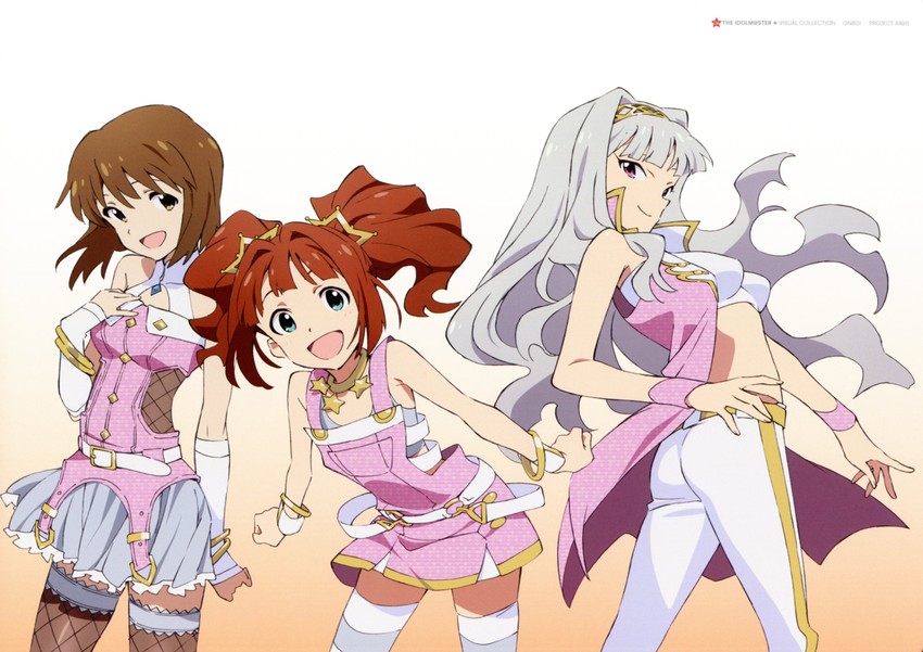 shijou takane, takatsuki yayoi, and hagiwara yukiho (idolmaster) drawn by yamaguchi_satoshi