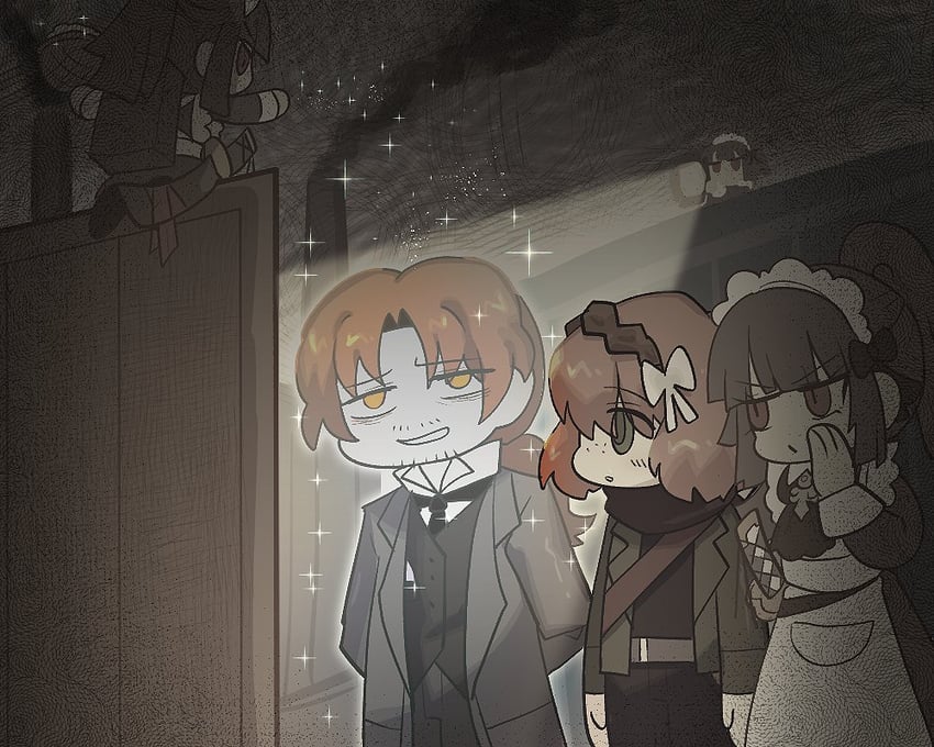 ishmael, ryoshu, and gregor (project moon and 1 more) drawn by patrasche_1599
