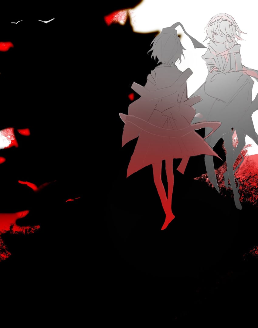 senri tsurubami and zuifeng tenkai (len'en) drawn by yoiame