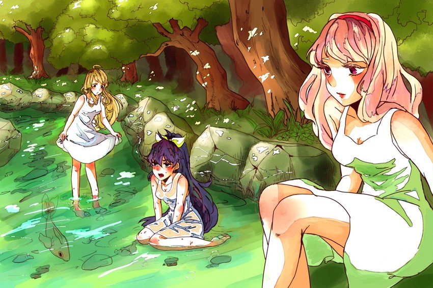 hoshii miki, shijou takane, and ganaha hibiki (idolmaster) drawn by kirara24