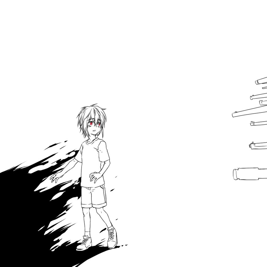 accelerator (toaru majutsu no index and 1 more) drawn by scr.e