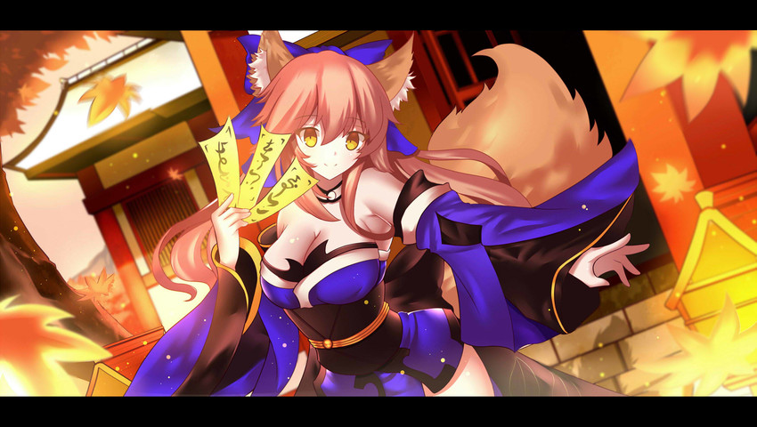 tamamo and tamamo no mae (fate and 1 more) drawn by paperfinger