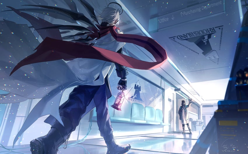 doctor, executor, and executor the ex foedere (arknights) drawn by sekai_noto