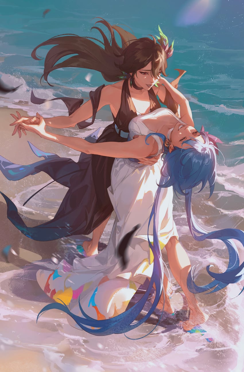 griseo and vita (honkai and 1 more) drawn by crmnlmlfhntr