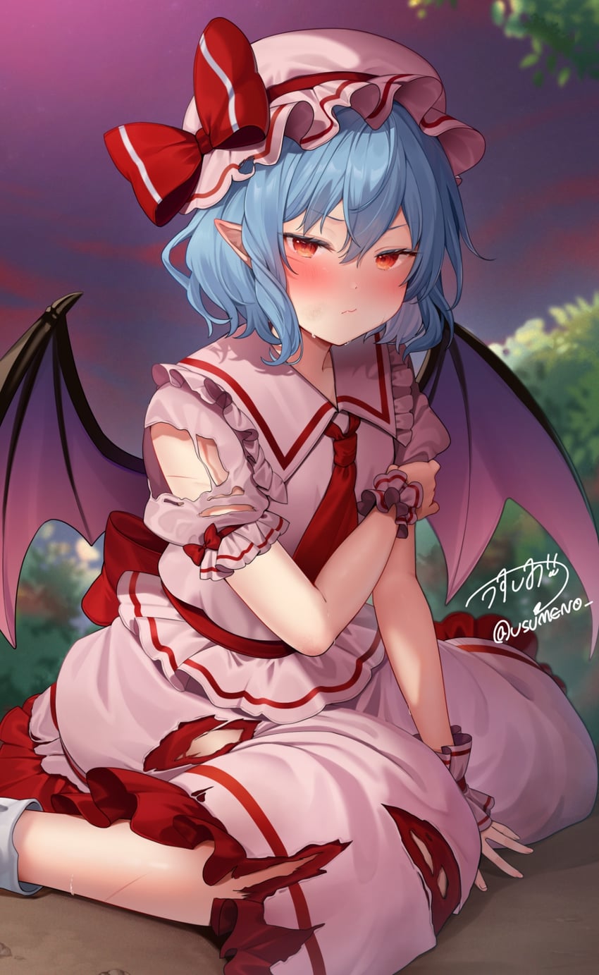 remilia scarlet (touhou) drawn by usushio