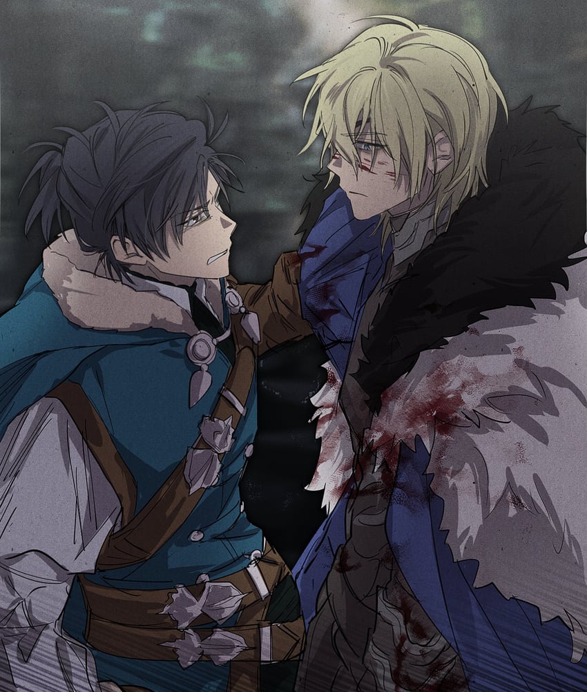 dimitri alexandre blaiddyd and felix hugo fraldarius (fire emblem and 1 more) drawn by dotomsamg