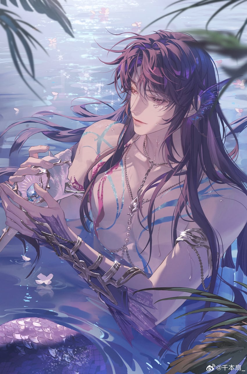 rafayel (love and deepspace) drawn by qianben_shan
