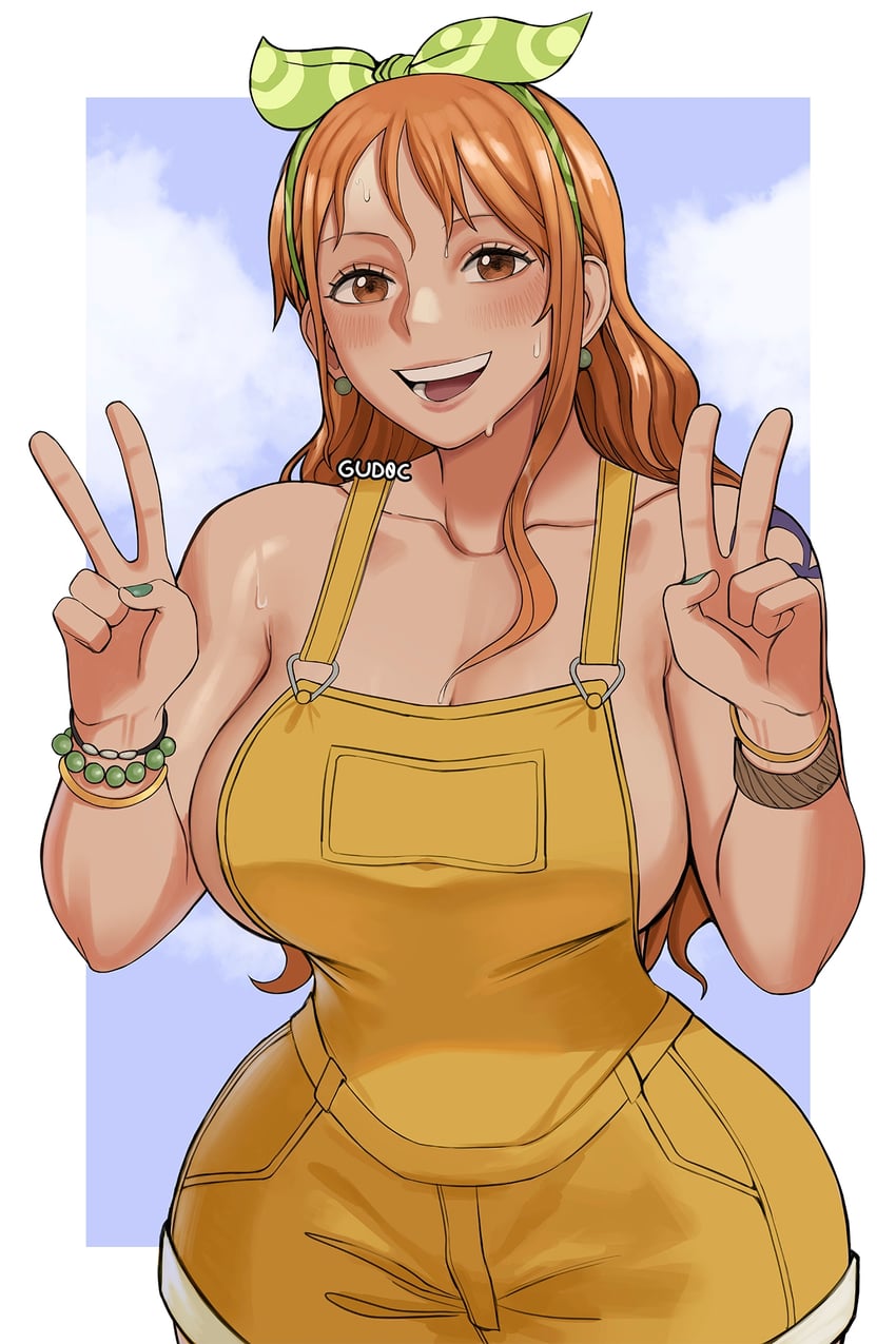 nami (one piece and 1 more) drawn by gud0c