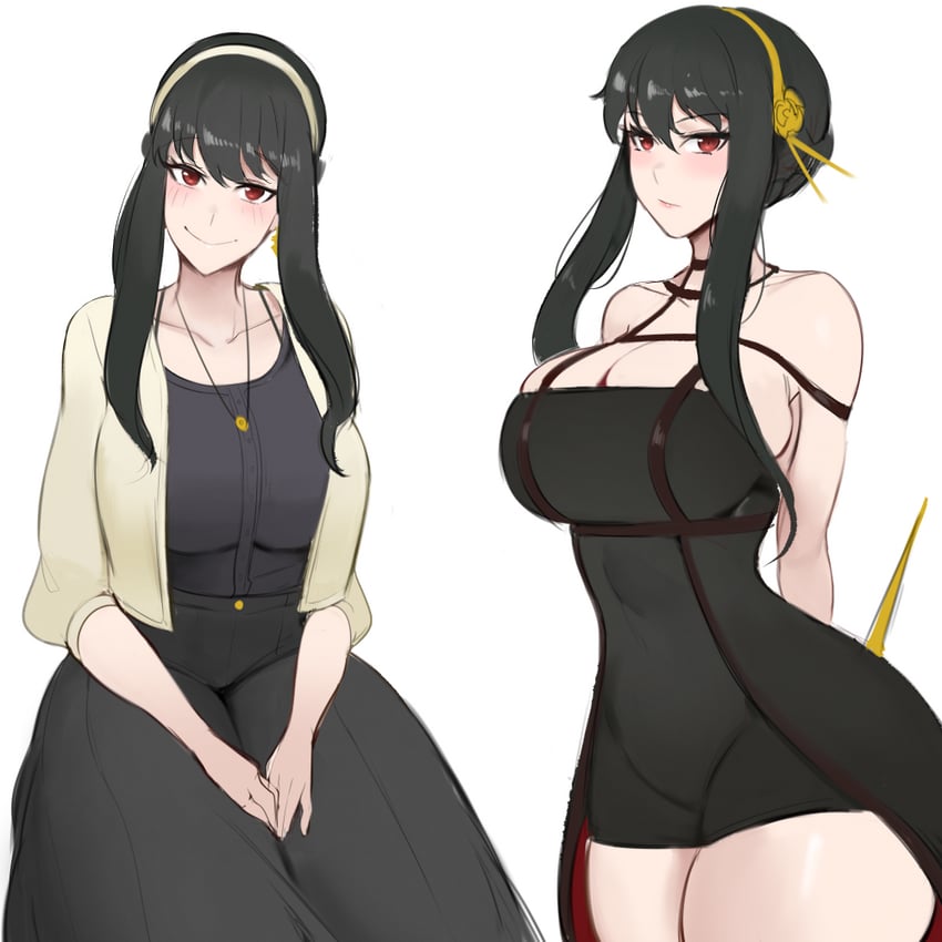yor briar (spy x family) drawn by kisou_(kisou00)