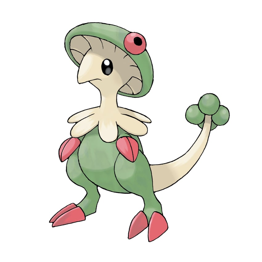 breloom (pokemon and 1 more) drawn by sugimori_ken