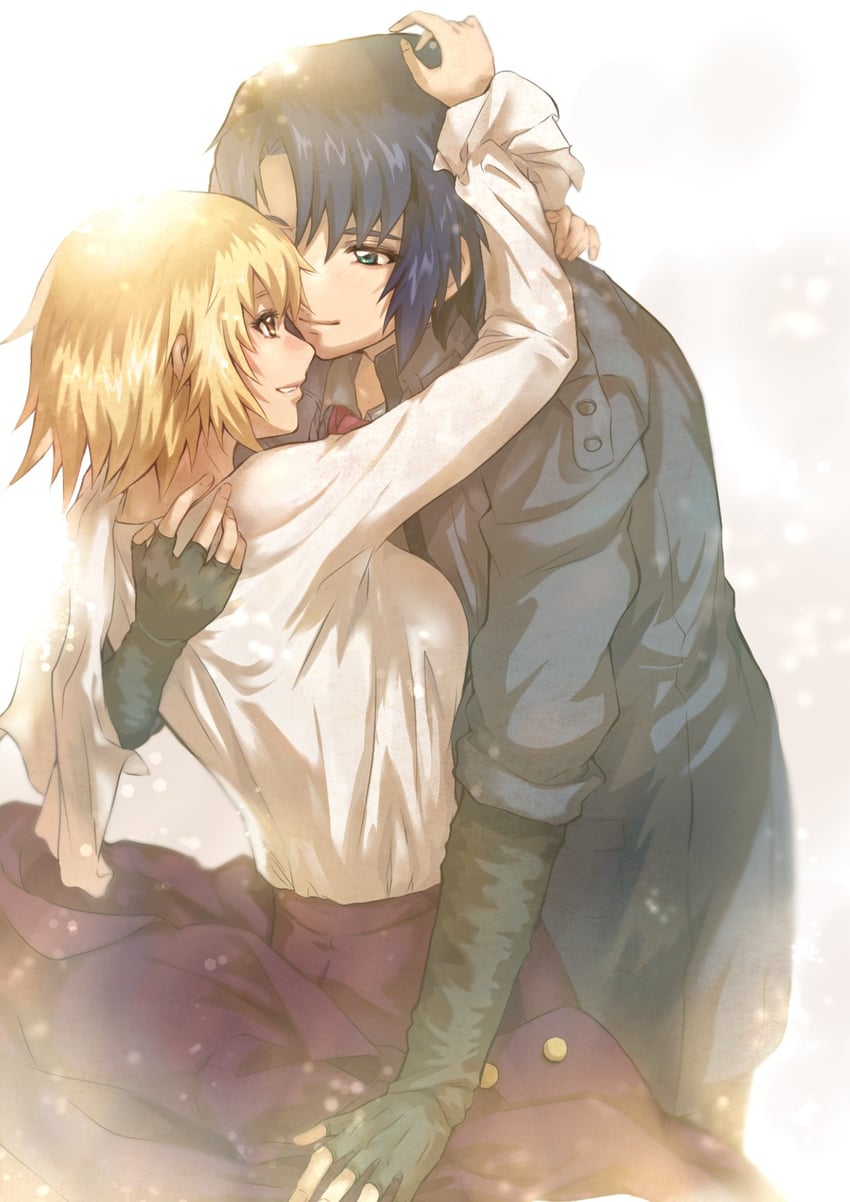 cagalli yula athha and athrun zala (gundam and 3 more) drawn by oliverb26658072