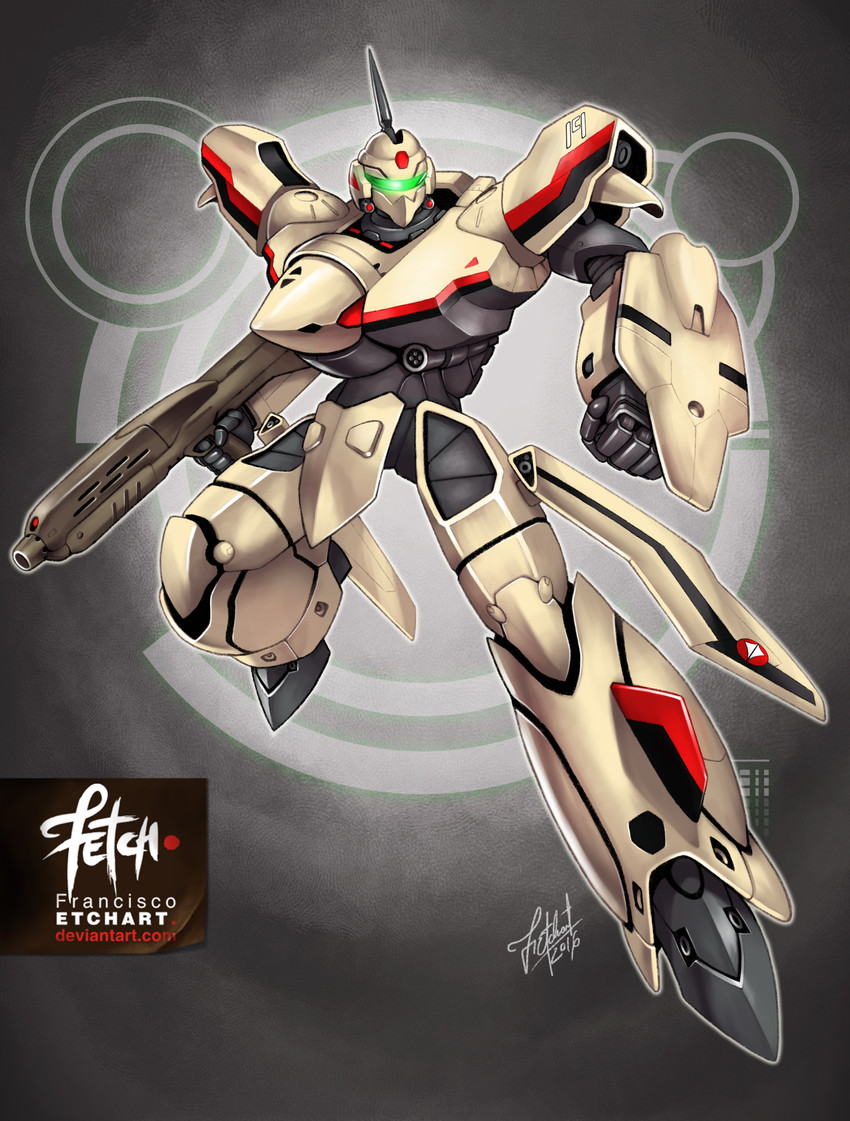 yf-19 (macross and 1 more) drawn by franciscoetchart