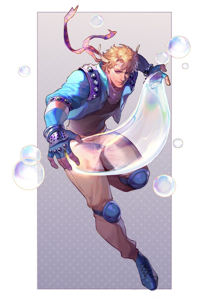 caesar anthonio zeppeli (jojo no kimyou na bouken and 1 more) drawn by atiti_(ttttt945)