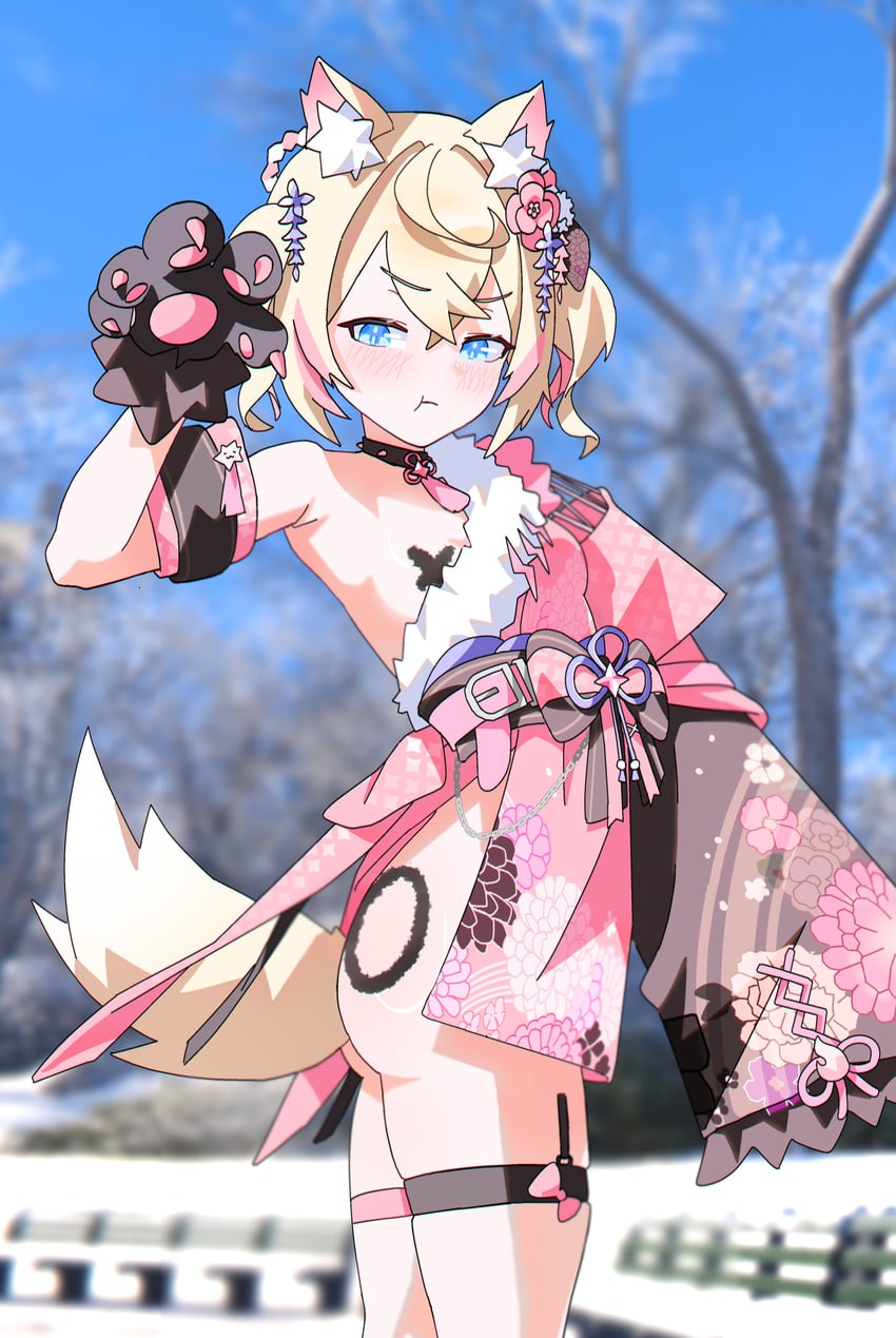 mococo abyssgard (hololive and 1 more) drawn by gurumie